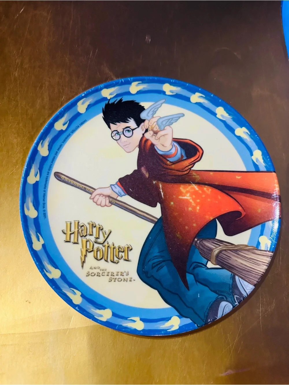 Harry Pottery And The Sorcerer’s Stone Melamine Kids Plate Y2K 2001 Warner Bros